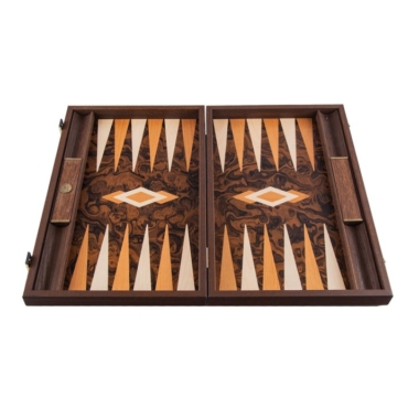 Backgammon en Racine de Noyer de Californie