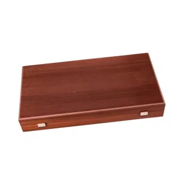 Backgammon en Bois d'Acajou et Flèches Noires