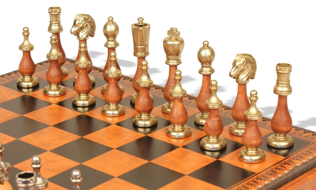Ebonisierter Box Holz 4,2" Supreme Luxus Staunton gewichteten Schachfiguren Set 