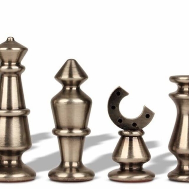 Alternative view of Schachspiel aus massivem Messing Modern