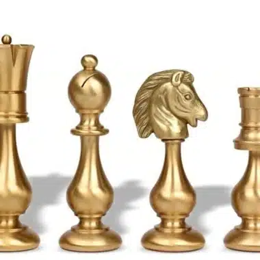 Alternative view of Orientalisches Breitschachspiel aus massivem Messing