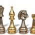 Schachspiel aus Metall Flowered