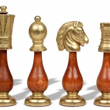 Alternative view of Schachspiel Arabic Style aus Metall und Holz