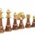 Schachspiel aus Holz und Messing mit Gold- und Silberbeschichtung Staunton XL