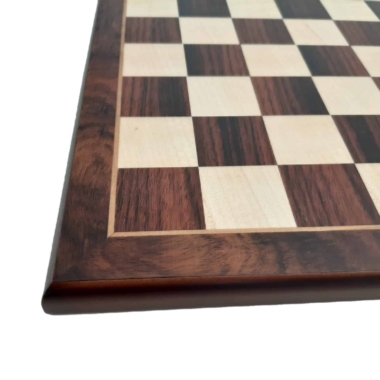 Alternative view of Schachbrett aus Ahorn- und Rosenholz