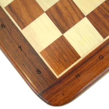 Alternative view of Classic Set Schachbrett mit alphanumerischen Holz in Goldrosenholz & Schachspiel aus Goldrosenholz