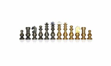 Messing Schachspiel 