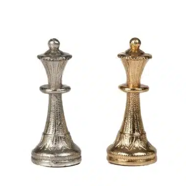 Damen Mignon Flower II in Gold und Silber, Detail der kunstvollen Kronen
