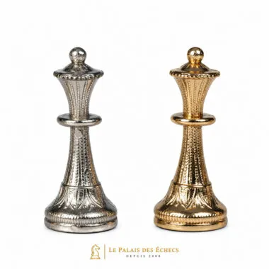 Silber- und goldfarbene Damen des Sets Mignon Flower V nebeneinander