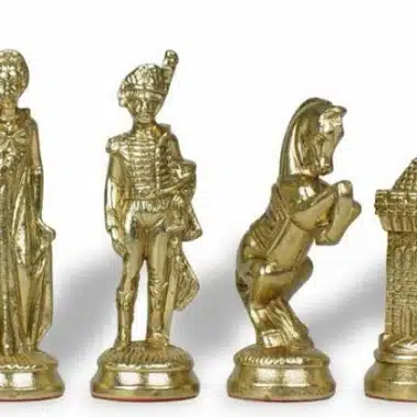 Alternative view of Schachspiel aus Metall Grand Napoléon