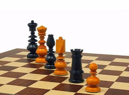 Schachspiel "John Calvert" aus Buchsbaumholz
