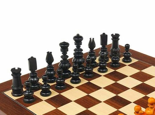 Schachspiel "John Calvert" aus Buchsbaumholz