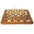 Supreme Classic Schachbrett-Set aus Goldrosenholz und Ahorn & Schachspiel aus Goldrosenholz
