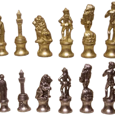 Alternative view of Metallschachspiel Florentine