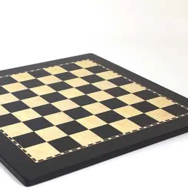 Set Trojanische Schlacht Schachbrett aus Holz und Schachspiel aus Zinn – Bild 5