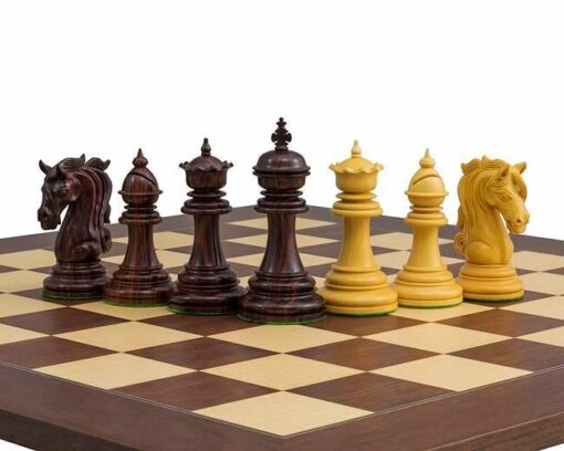 Schachspiel "Königstor" aus Rosenholz