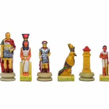 Schachspiel aus Kunstharz "Römer vs. Ägypter".
