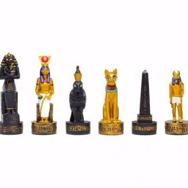 Schachspiel aus Kunstharz "Altes Ägypten".