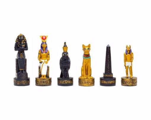 Schachspiel aus Kunstharz "Altes Ägypten".