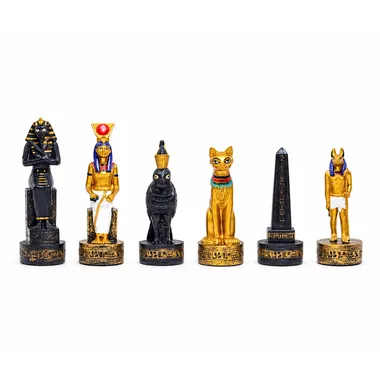 Schachspiel aus Kunstharz "Altes Ägypten".