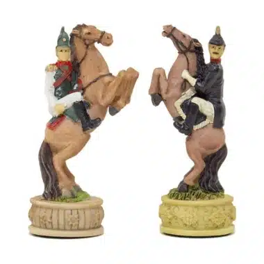 Schachspiel aus Kunstharz Napoleon Russische Kampagne – Bild 5