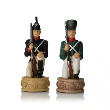 Schachspiel aus Kunstharz Napoleon Russische Kampagne – Bild 8