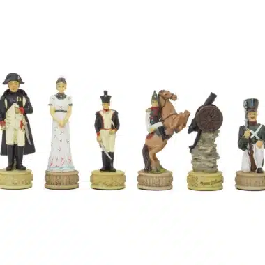 Schachspiel aus Kunstharz Napoleon Russische Kampagne – Bild 4