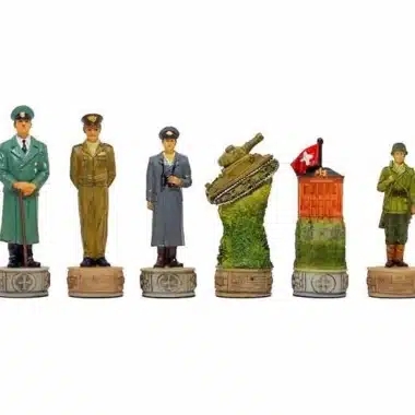 Schachspiel aus Kunstharz "Hitler vs. Roosevelt".
