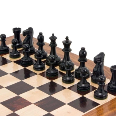Alternative view of Schachspiel Staunton Supreme III aus Ebenholz