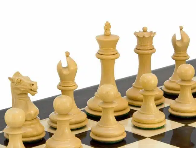 Schachspiel "Souverän II" aus Ebenholz – Bild 4