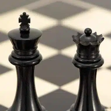Schachspiel "Souverän II" aus Ebenholz – Bild 6