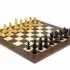 Frankfurt Grand Schachbrett Set aus Wengeholz & Schachspiel aus Buchsbaumholz