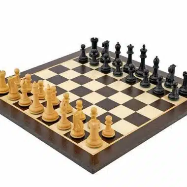 Set "Victoria" Schachbrett, Schachspiel aus Holz