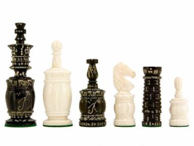 Schachspiel "Große Königin" aus Kamelknochen
