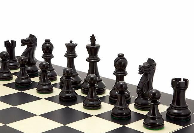 Frankfurt Schachset aus Ahornholz und Schachspiel aus Buchsbaumholz – Bild 2