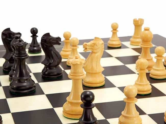 Frankfurt Schachset aus Ahornholz und Schachspiel aus Buchsbaumholz – Bild 4