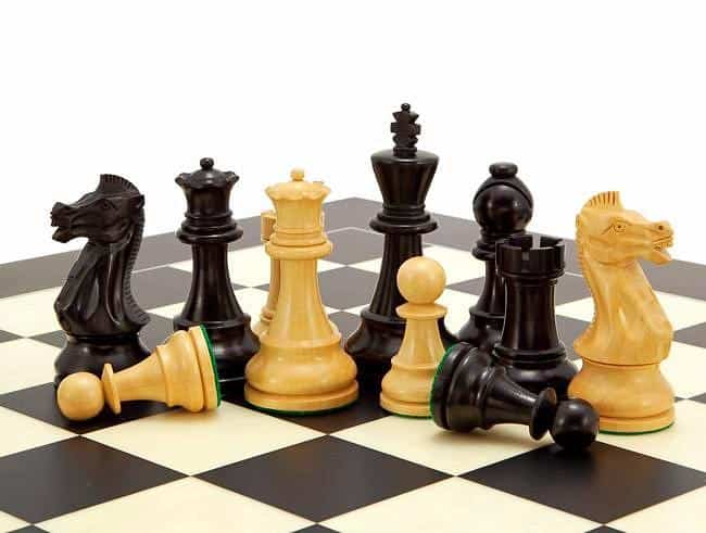 Frankfurt Schachset aus Ahornholz und Schachspiel aus Buchsbaumholz – Bild 6