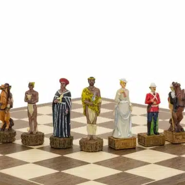Schachspiel aus Kunstharz 