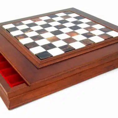 Set Schlacht von Waterloo 1 Schachbrett aus Holz und Marmor und handgemaltes Schachspiel – Bild 13