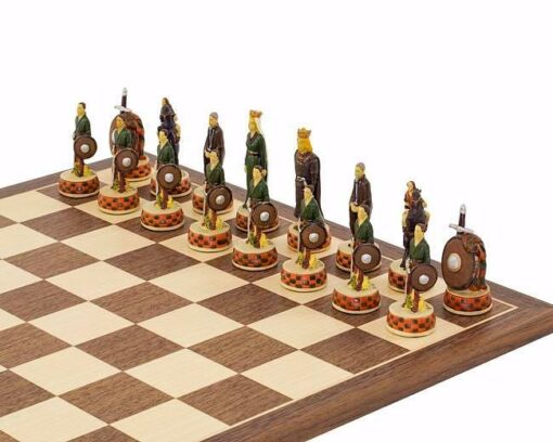 Schachspiel aus Kunstharz "England vs. Schottland".