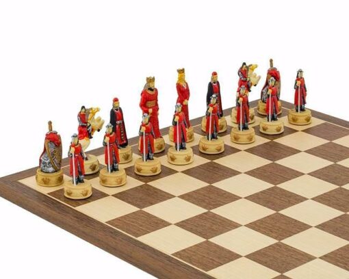 Schachspiel aus Kunstharz "England vs. Schottland".
