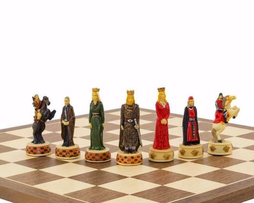 Schachspiel aus Kunstharz "England vs. Schottland".