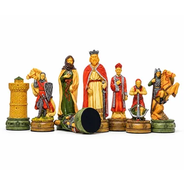Schachspiel "Camelot" aus Kunstharz