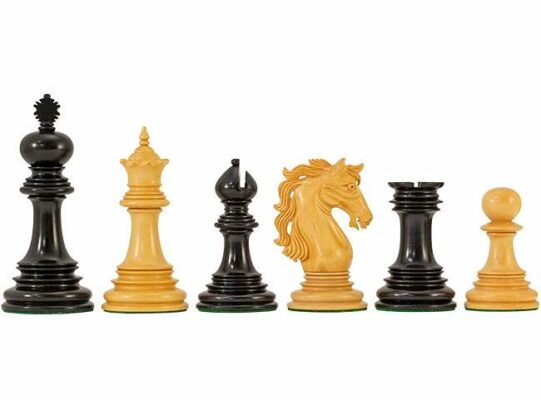 Schachspiel Constantine aus Ebenholz
