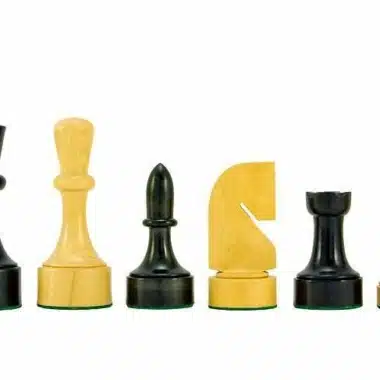 Schachspiel "Contemporary" aus ebonisiertem Buchsbaumholz