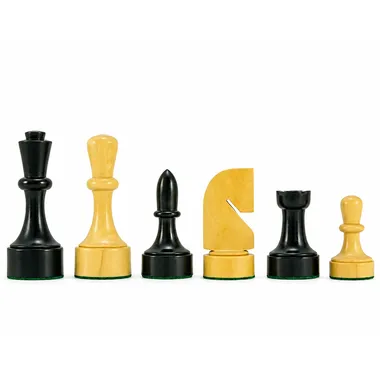 Schachspiel "Contemporary" aus ebonisiertem Buchsbaumholz