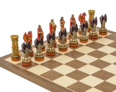 Schachspiel aus Kunstharz 
