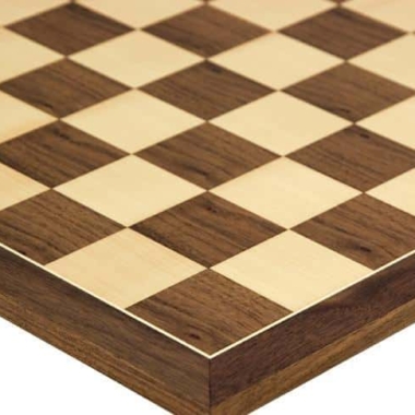 Alternative view of Schachbrett aus Nussbaum und Ahorn