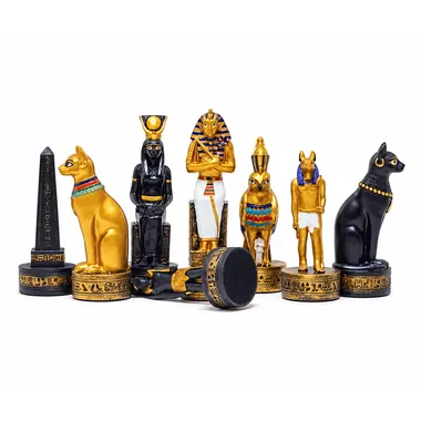 Schachspiel aus Kunstharz "Altes Ägypten".