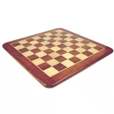 Supreme Classic Schachbrett-Set aus Goldrosenholz und Ahorn & Schachspiel aus Goldrosenholz – Bild 3